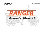 KBO RANGER Owner'S Manual preview