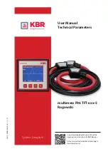 Предварительный просмотр 1 страницы KBR F96 TFT- -5 Series User Manual