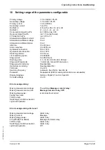 Предварительный просмотр 31 страницы KBR Multicomp 2F144-NC-1V1C06RO Operating Instructions, Technical Parameters