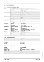 Предварительный просмотр 32 страницы KBR Multicomp 2F144-NC-1V1C06RO Operating Instructions, Technical Parameters