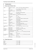 Preview for 62 page of KBR multicomp 4D6-ESBSDS-1V1C6RO Operating Instructions, Technical Parameters