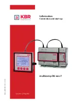 KBR multicomp D6 Series Connection Manual предпросмотр