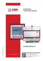 KBR multimax D6-5 Series User Manual предпросмотр