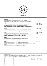 Предварительный просмотр 2 страницы KBS Gastrotechnik DI7CWE400 Instructions For Installation, Operation And Maintenance