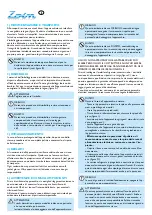 Preview for 5 page of KBS 822815 Operation Manual Instructions For Use & Maintenance