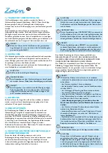 Preview for 13 page of KBS 822815 Operation Manual Instructions For Use & Maintenance