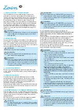 Preview for 21 page of KBS 822815 Operation Manual Instructions For Use & Maintenance