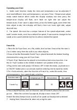 Предварительный просмотр 10 страницы KBS FM1801 Instruction Manual