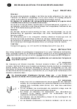 Предварительный просмотр 21 страницы KBS Ready 1705 Instruction Manual