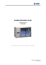 KBS Tecfrigo ORIZONT 150 Q Installation And Use Manual preview