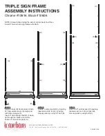 Preview for 3 page of KC STORE FIXTURES 10616 Assembly Instructions