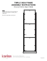 Preview for 4 page of KC STORE FIXTURES 10616 Assembly Instructions