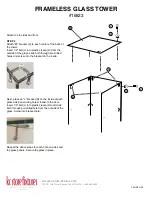 Предварительный просмотр 6 страницы KC STORE FIXTURES 16523 Quick Start Manual