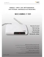 KCC KCC-SMSC-1101 Manual предпросмотр