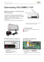 Preview for 6 page of KCC SMSC-1101 Manual