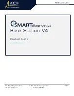 Preview for 1 page of KCF SMARTdiagnostics Base Station V4 Product Manual