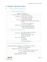 Preview for 4 page of KCF SMARTdiagnostics Base Station V4 Product Manual