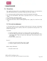 Preview for 18 page of KCI RADF13 User Manual