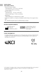 Preview for 28 page of KCI V.A.C.Via v.a.c.therapy Negative Pressure Wound Therapy System Instructions For Use Manual