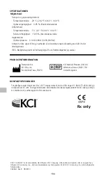 Preview for 192 page of KCI V.A.C.Via v.a.c.therapy Negative Pressure Wound Therapy System Instructions For Use Manual