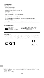 Preview for 316 page of KCI V.A.C.Via v.a.c.therapy Negative Pressure Wound Therapy System Instructions For Use Manual