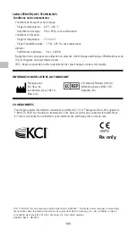 Preview for 112 page of KCI V.A.C.Via v.a.c.therapy Negative Pressure Wound Therapy... Instructions For Use Manual