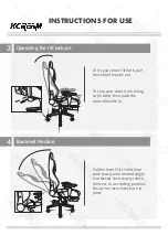 Preview for 11 page of KCream Gaming Chair Instruction Manual