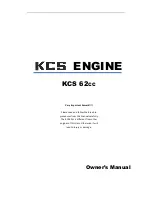 Preview for 1 page of KCS 62CC Owner'S Manual