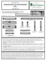 kd frames CHARLESTON PLUS 3992-CP-F Instructions preview