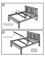 Preview for 4 page of kd frames Charleston Plus Platform Bed XL-TWIN Instructions