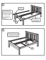 Preview for 3 page of kd frames Charleston Plus Queen Assembly Instructions