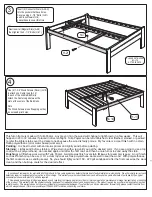 Предварительный просмотр 2 страницы kd frames Nomad 2 King 365-N2-EK Instructions