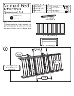 Preview for 1 page of kd frames Nomad Bed Instructions