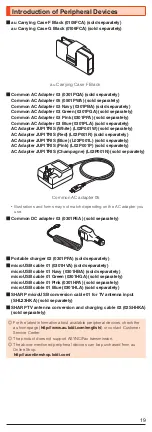 Preview for 20 page of KDDI aquos shl25 User Manual