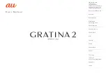 Preview for 1 page of KDDI GRATINA2 User Manual