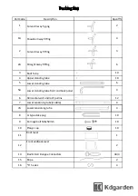 Preview for 4 page of kdgarden 20’x10’ Carport Canopy Assembly Manual