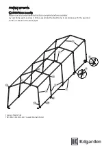 Предварительный просмотр 5 страницы kdgarden 20’x10’ Carport Canopy Assembly Manual