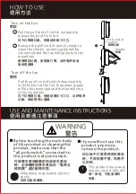 Preview for 7 page of KDK 15WUF 07 Installation And Operating Instructions Manual