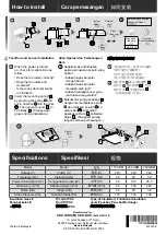 Предварительный просмотр 12 страницы KDK 17CUBM Operating And Installation Instructions