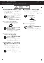 Предварительный просмотр 5 страницы KDK 17CUH Installation And Operating Instructions Manual