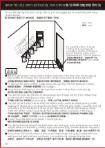 Предварительный просмотр 20 страницы KDK 23BWBH Installation And Operating Instructions Manual