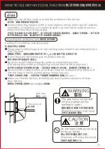 Предварительный просмотр 21 страницы KDK 23BWBH Installation And Operating Instructions Manual