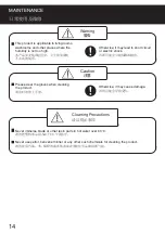 Предварительный просмотр 14 страницы KDK 24CURB Installation And Operating Instructions Manual