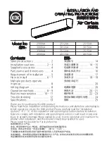 Preview for 1 page of KDK 2509UA Installation And Operating Instructions Manual