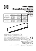 KDK 3009DA Operating Instruction preview