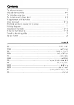 Preview for 2 page of KDK 3009DA Operating Instruction