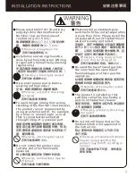 Preview for 3 page of KDK 30BGCH Installation And Operating Instructions Manual