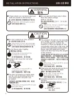 Preview for 4 page of KDK 30BGCH Installation And Operating Instructions Manual