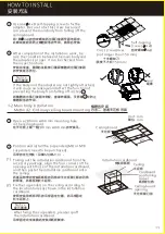 Предварительный просмотр 11 страницы KDK 40BECH Installation And Operating Instructions Manual