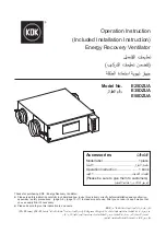 KDK E50DZUA Operation Instructions Manual предпросмотр